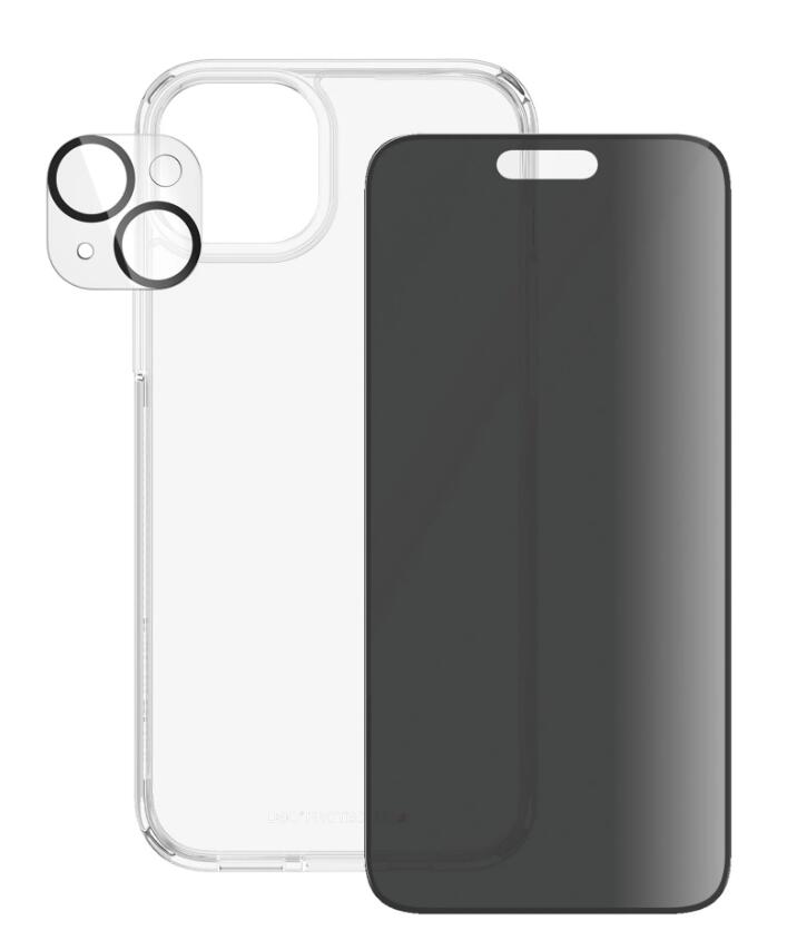 PanzerGlass™ Privacy 3-in-1 Set - iPhone 15 Plus PanzerGlass™ Privacy 3-in-1 Set - iPhone 15 Plus